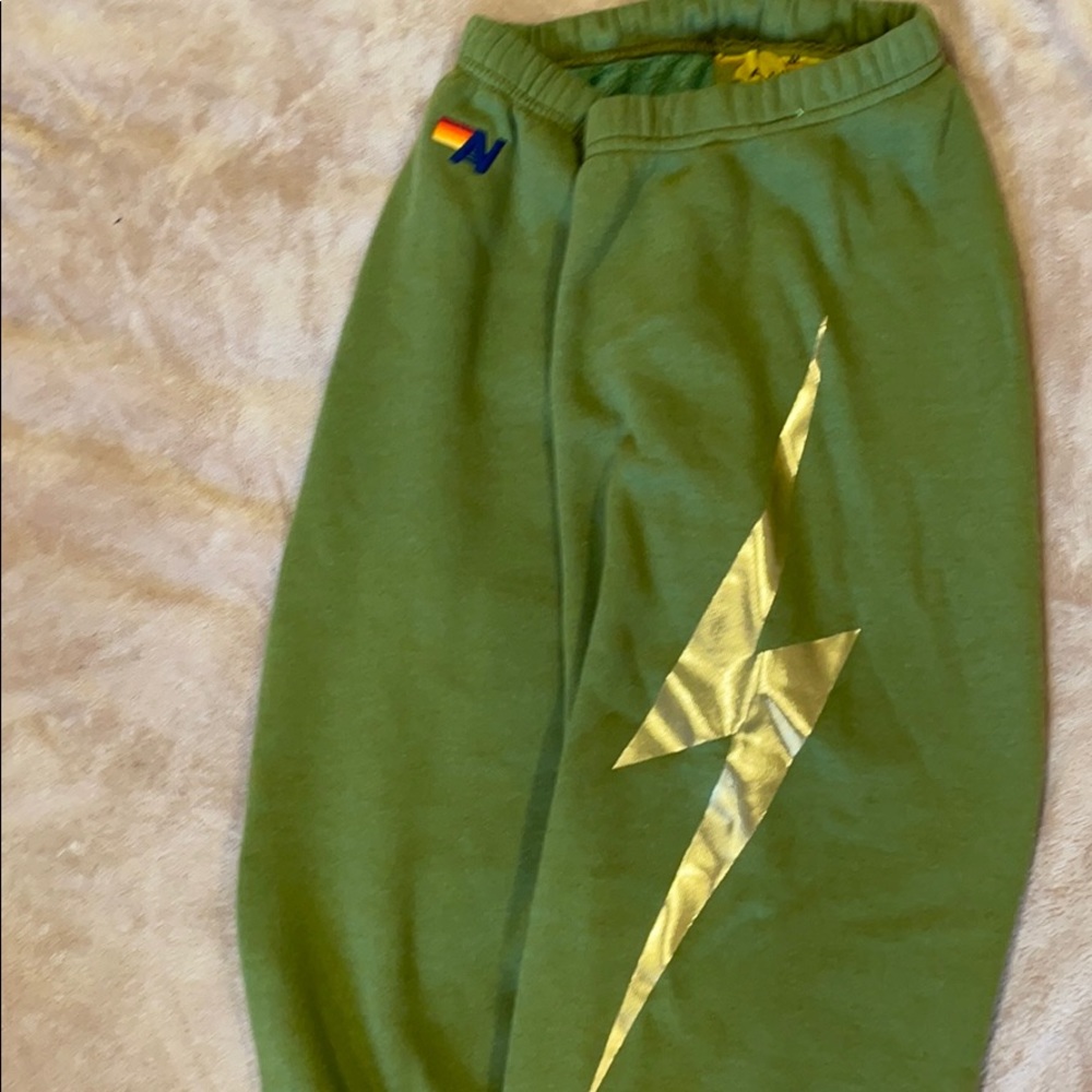 Aviator Nation M sweatpants w gold bolt